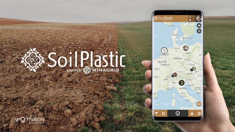 Sammle mit der SoilPlastic App Daten über Plastik in Böden